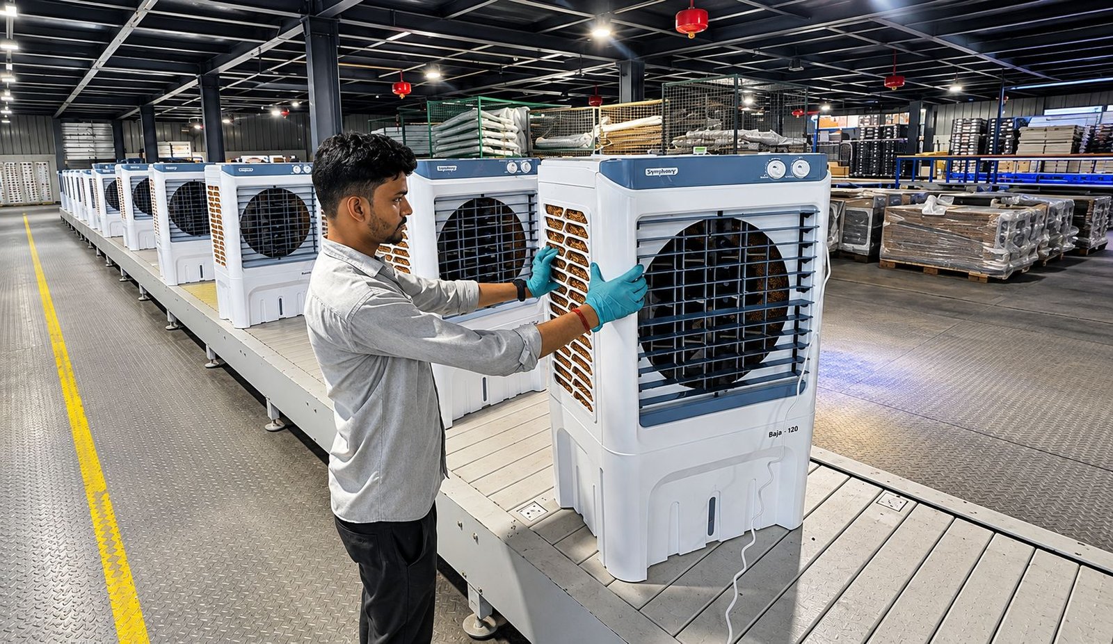 Final inspection of coolers